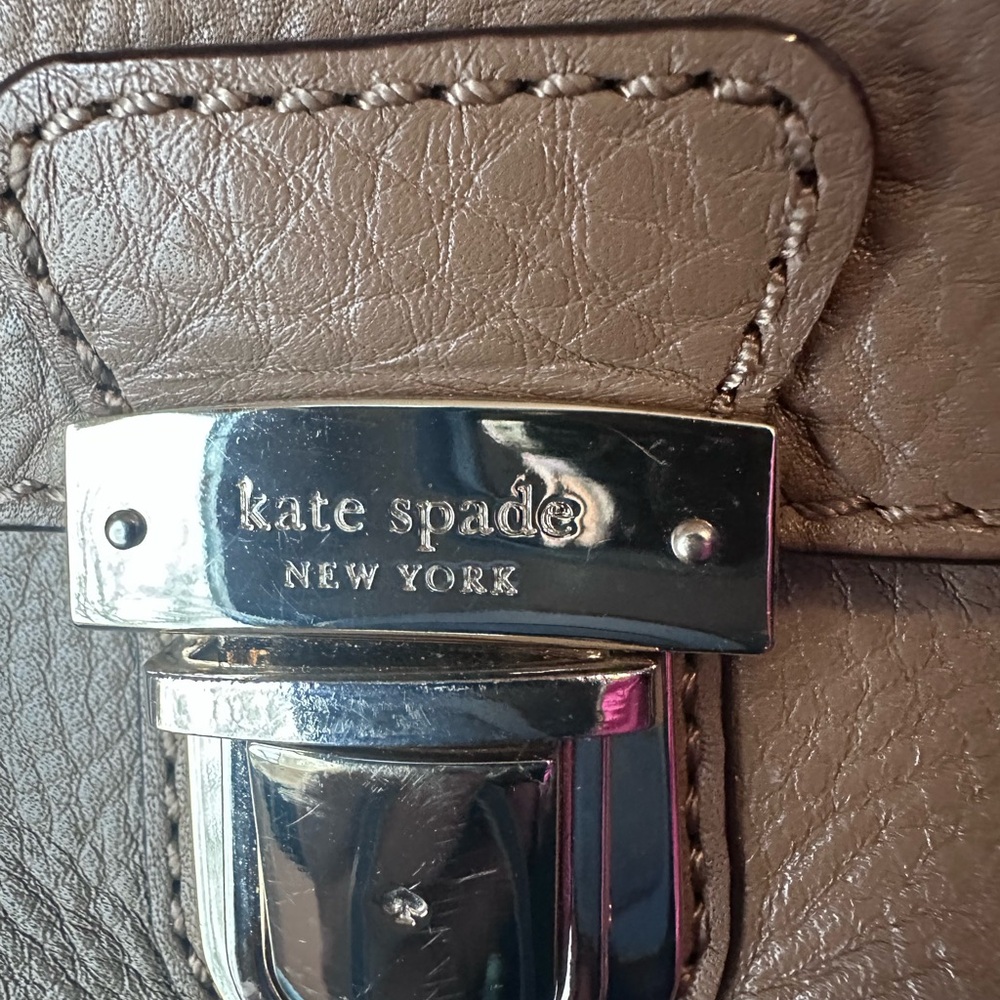 Kate Spade Tan Leather Crossbody Bag - Picture 7 of 15
